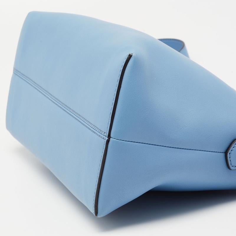 Fendi Blue Leather Small By The Way Shoulder Bag 3