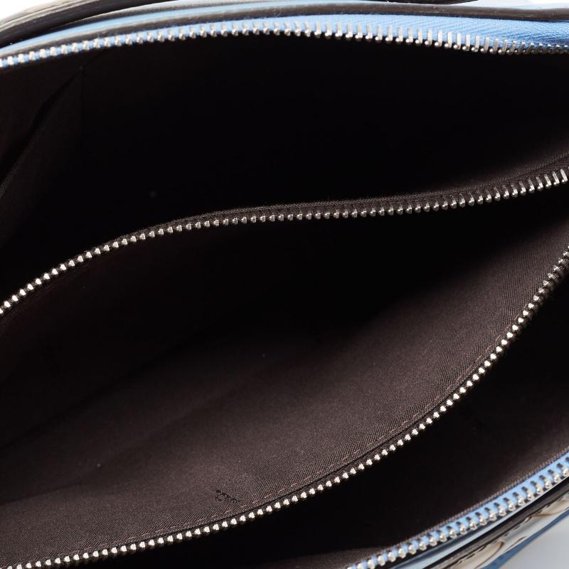 Fendi Blue Leather Small By The Way Shoulder Bag 4