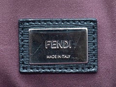 Fendi Blue & Multicolor Vitello Elite Buggies Monster Roll Tote