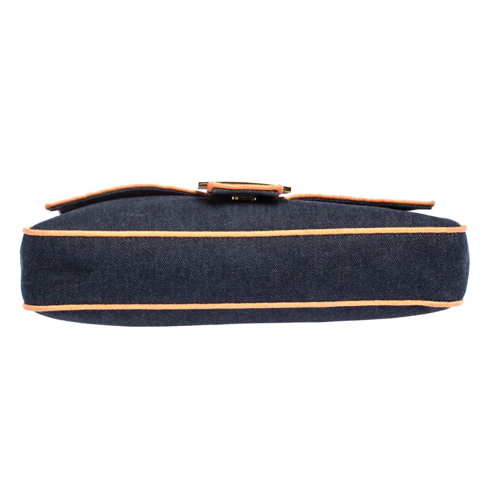 fendi baguette denim