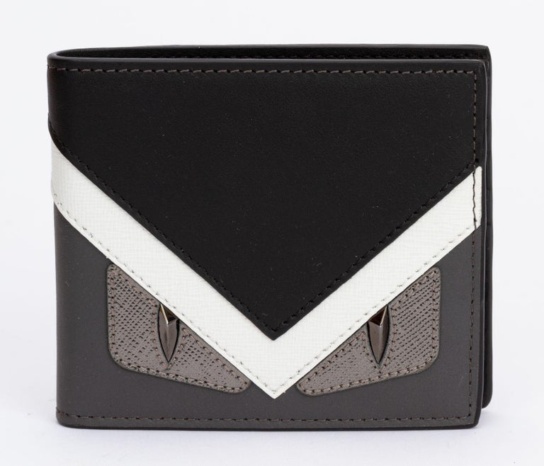 Fendi BNIB Monster Wallet Black