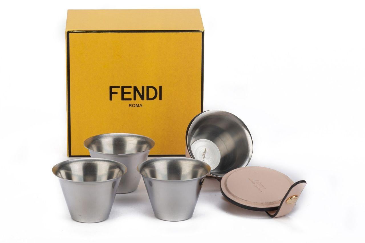 Fendi BNIB Shot Holder Set For Sale 4