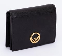 Fendi BNIB Togo Wallet Black
