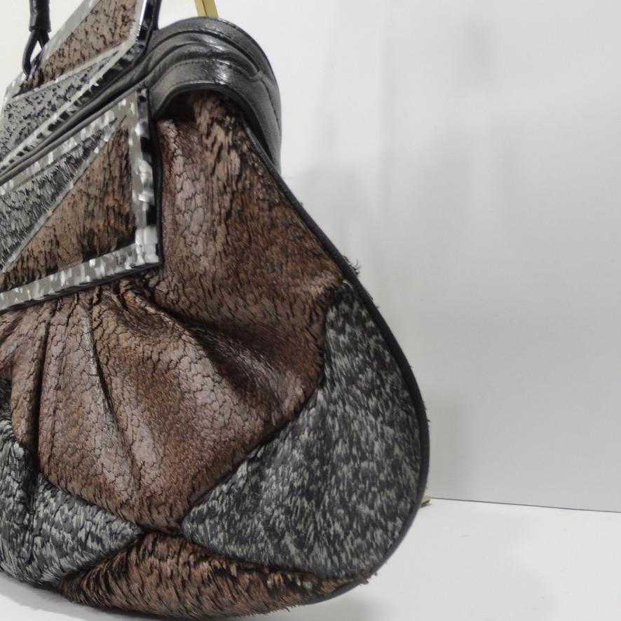 Fendi Borsa Pochette To You Snakeskin Hobo Bag In Good Condition For Sale In Scottsdale, AZ