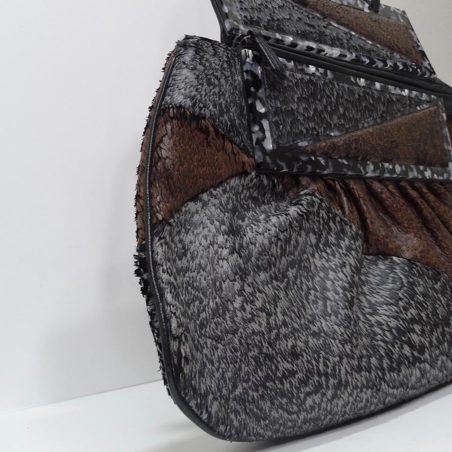 Women's Fendi Borsa Pochette To You Snakeskin Hobo Bag For Sale