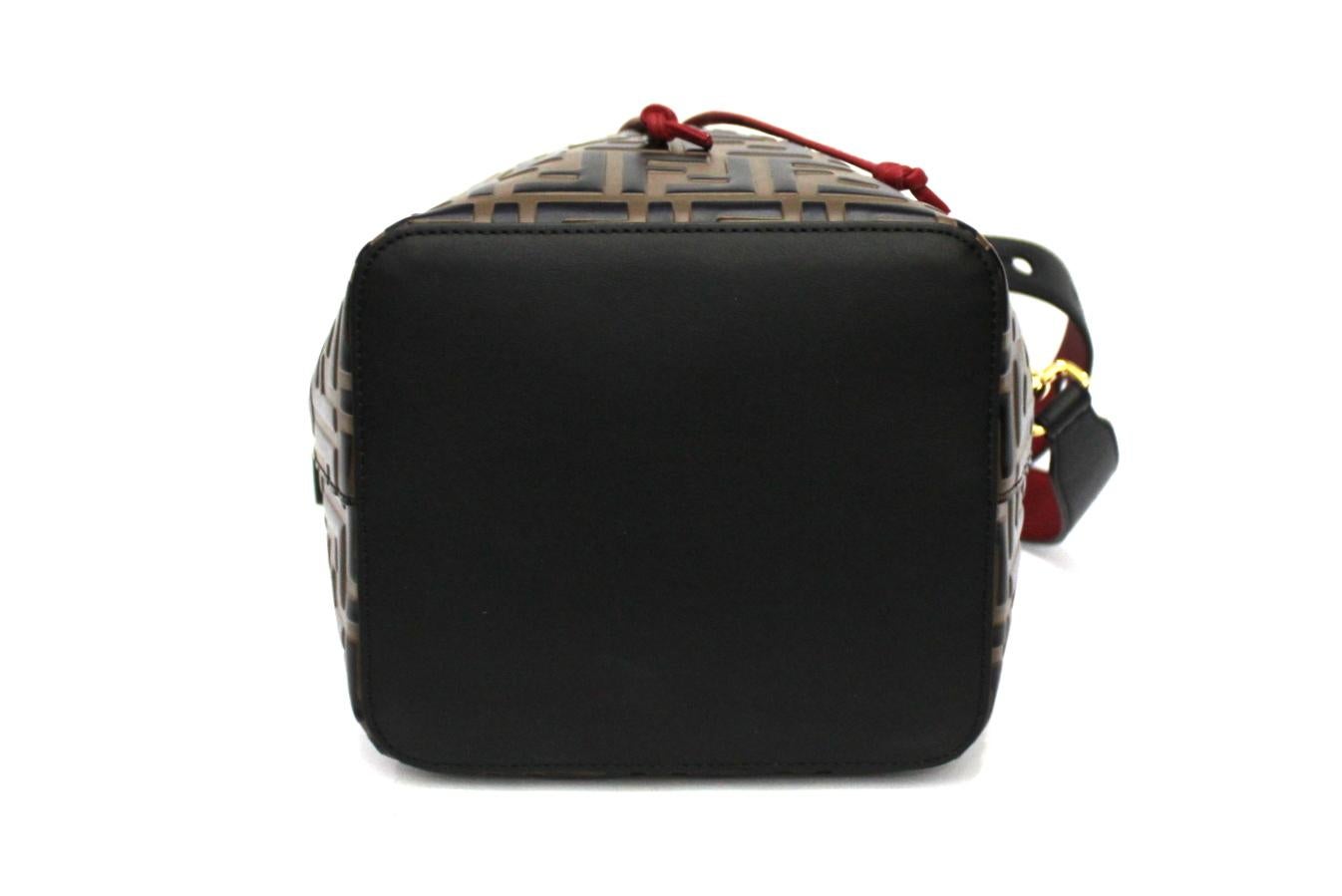 Fendi Brawn Leather Bag In New Condition In Torre Del Greco, IT