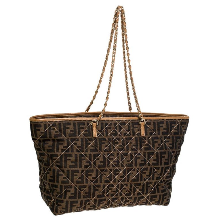 Fendi Roll Large Brown Tote Bags main image 0