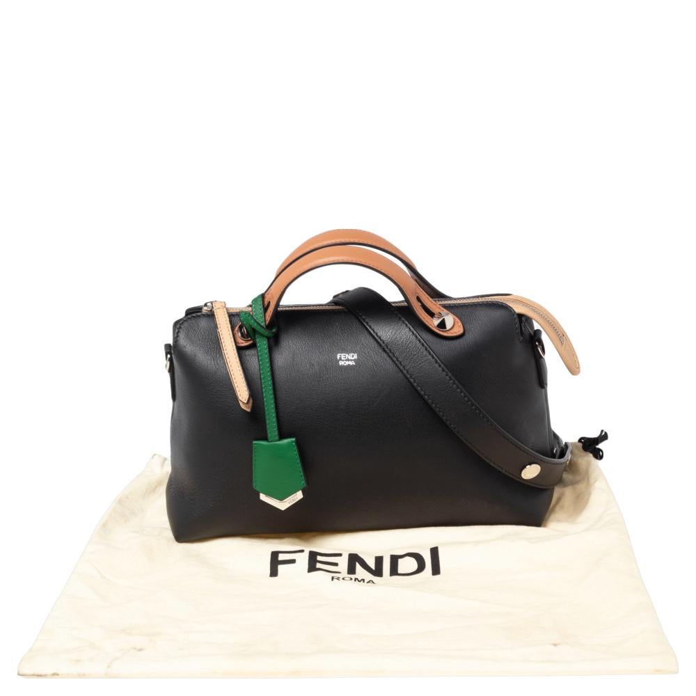 Fendi Brown/Black Leather Small By The Way Shoulder Bag 5