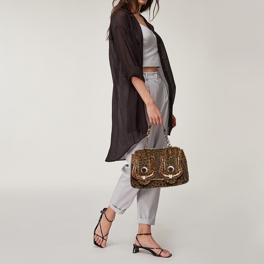 leopard fendi baguette
