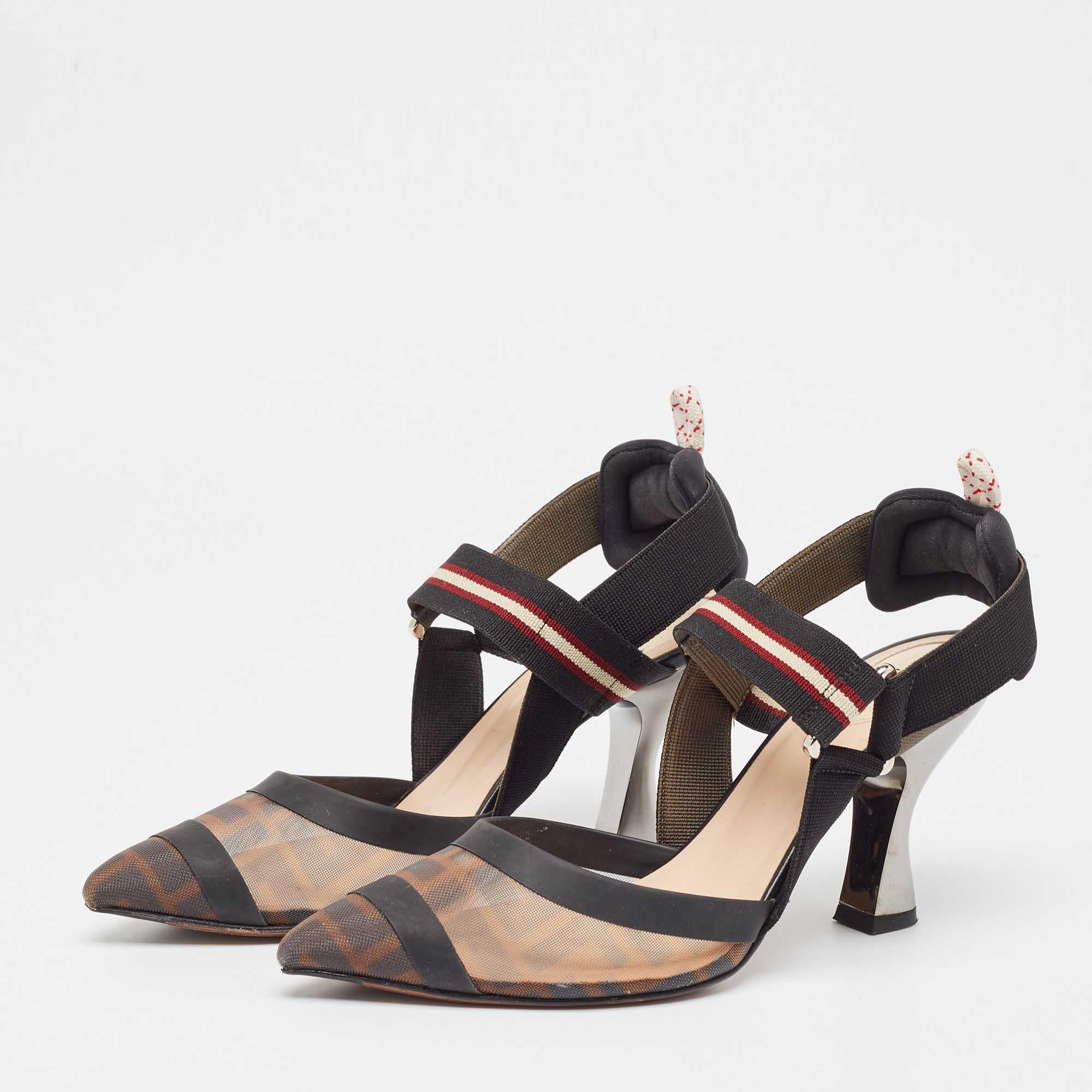 Wonderfully crafted shoes added with notable elements to fit well and pair perfectly with all your plans. Make these Fendi sColibri pumps yours today!