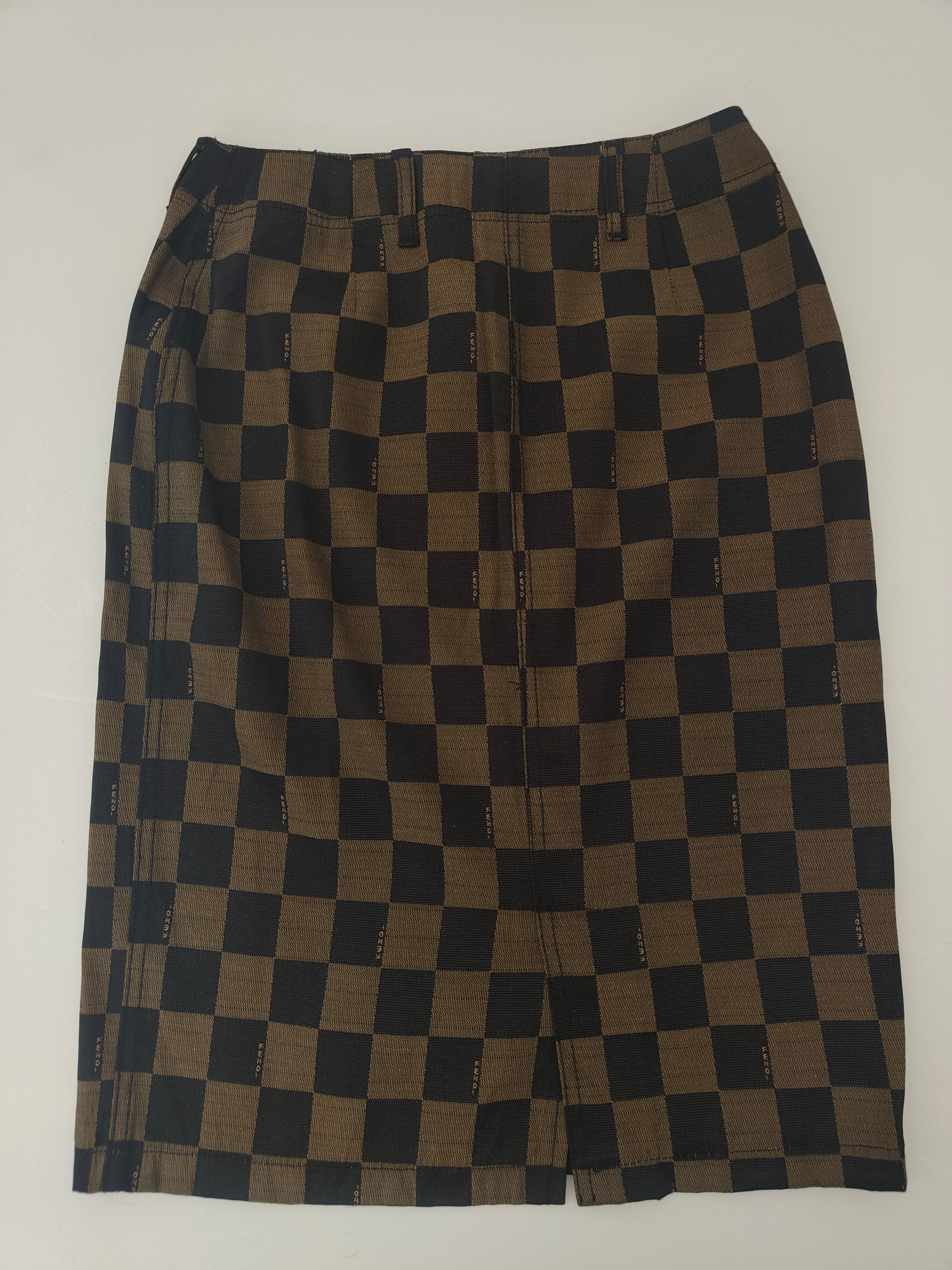 Women's Fendi brown black skirt For Sale
