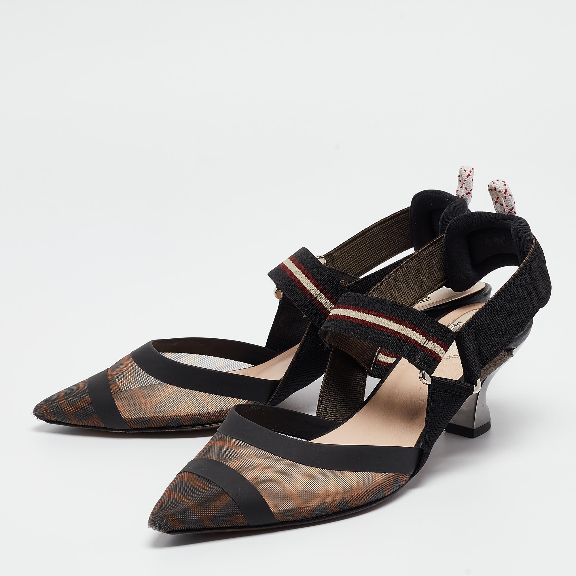 Make a chic style statement with these designer pumps. They showcase sturdy heels and durable soles, perfect for your fashionable outings!