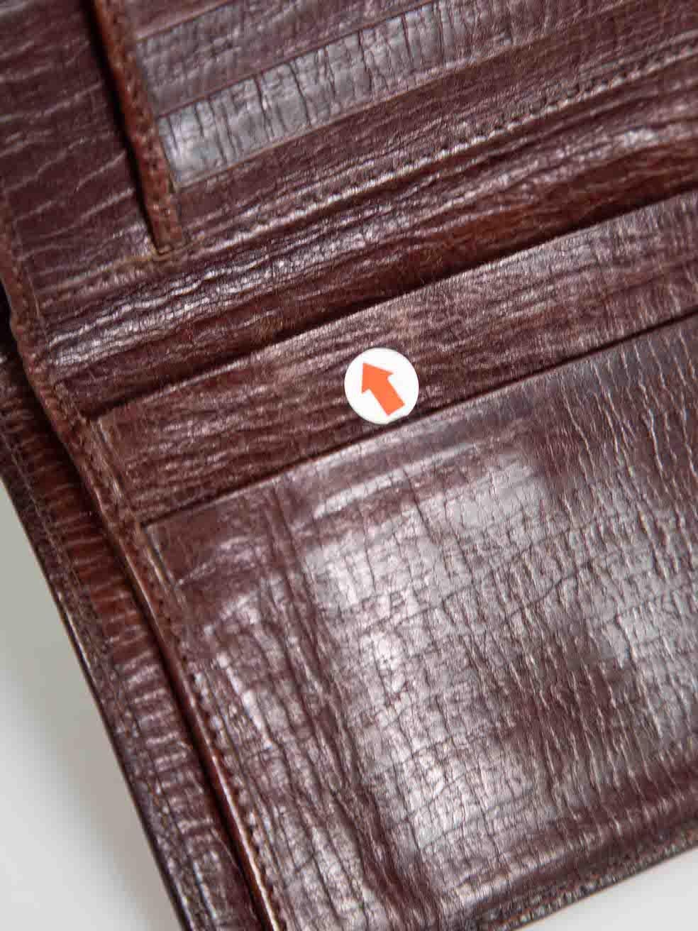 Fendi Brown FF Logo Zucchino Bifold Wallet 3