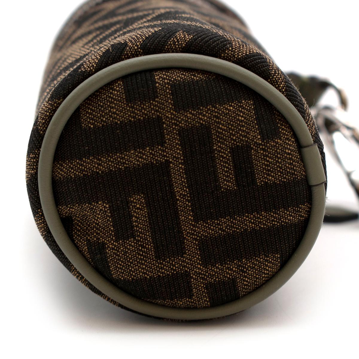Fendi Brown FF Monogram Canvas Thermic Bag Charm In New Condition For Sale In London, GB