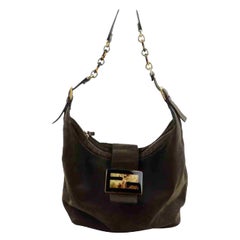 Fendi Brown Forever Mama Chain Hobo 8BR643 857978