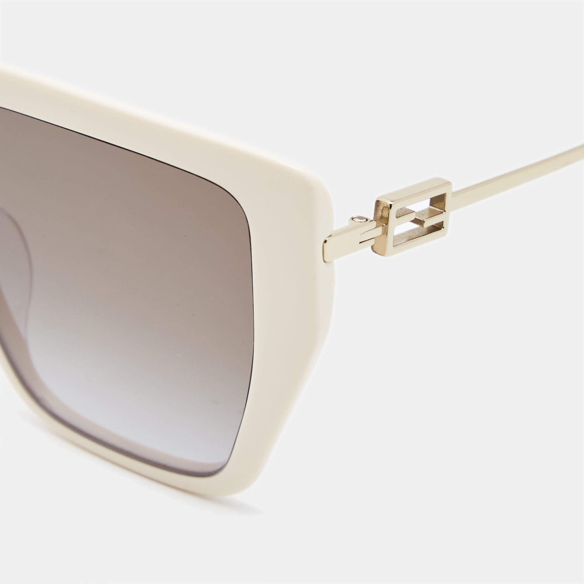 The stylish frame and good-quality lenses make these sunglasses a high-fashion accessory that you must own. Designed by Fendi, the pair will look best with your statement outfits.

Includes
Authenticity Card, Original Box, Original Pouch, Original