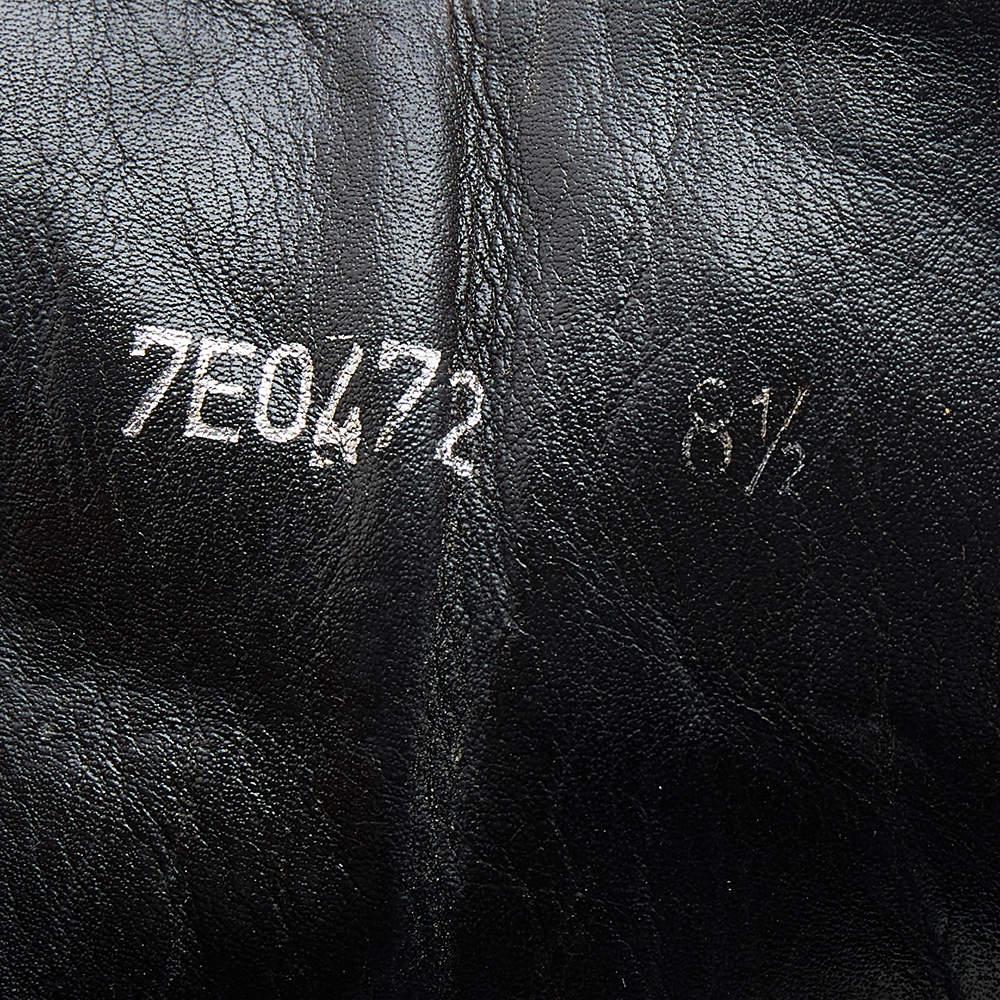 Fendi Brown Leder und Zucca Canvas Low Top Turnschuhe Größe 42,5 im Angebot 2