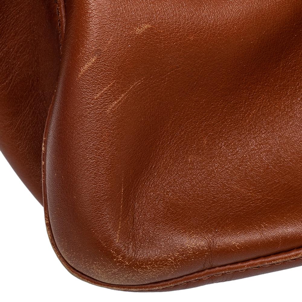 Fendi Brown Leather Big Mama Shoulder Bag 5