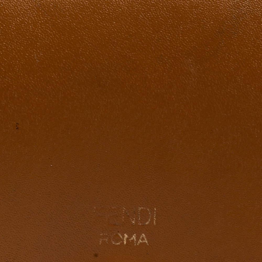 Fendi Brown Leather By The Way Bifold Wallet 1