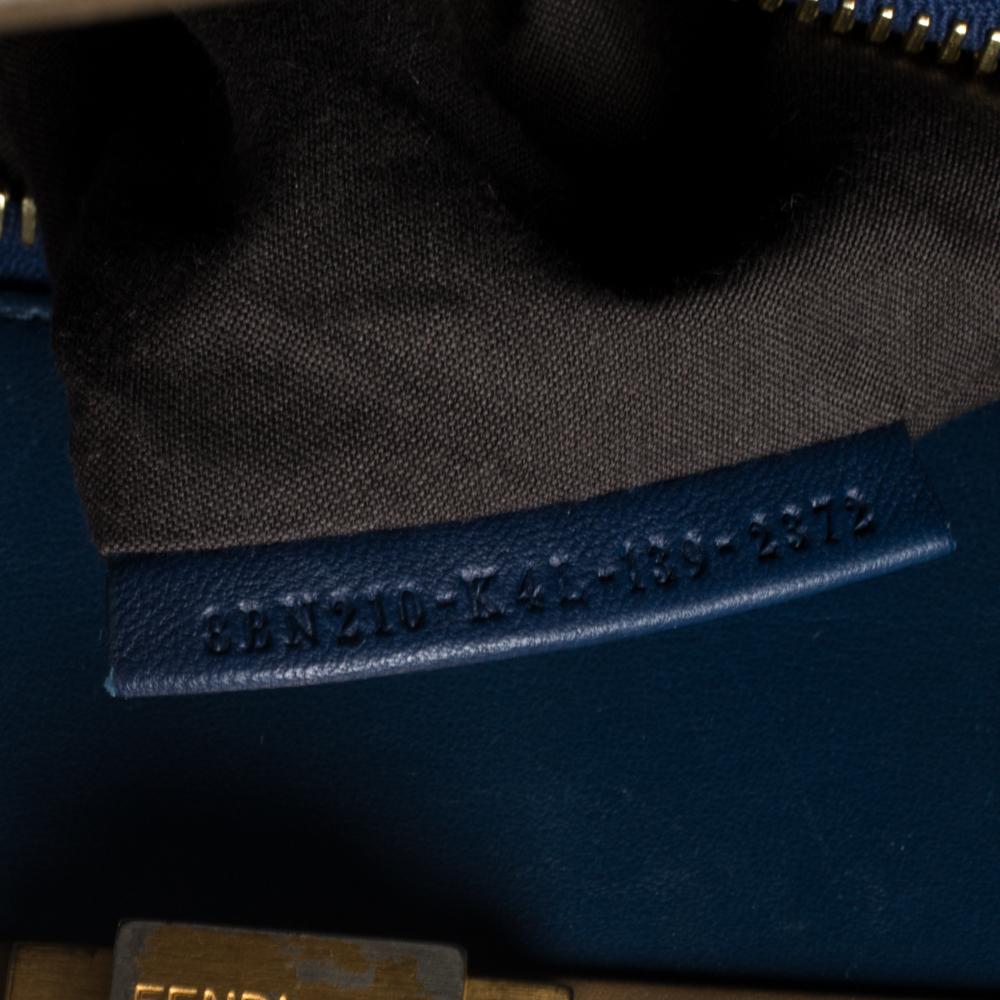 Fendi Braune Ledertasche mit großem Peekaboo-Griff 5