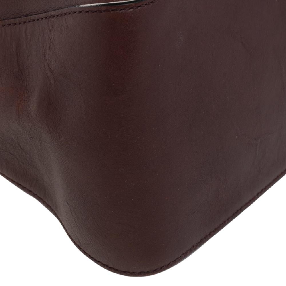 Fendi Brown Leather Mama Baguette Shoulder Bag 3