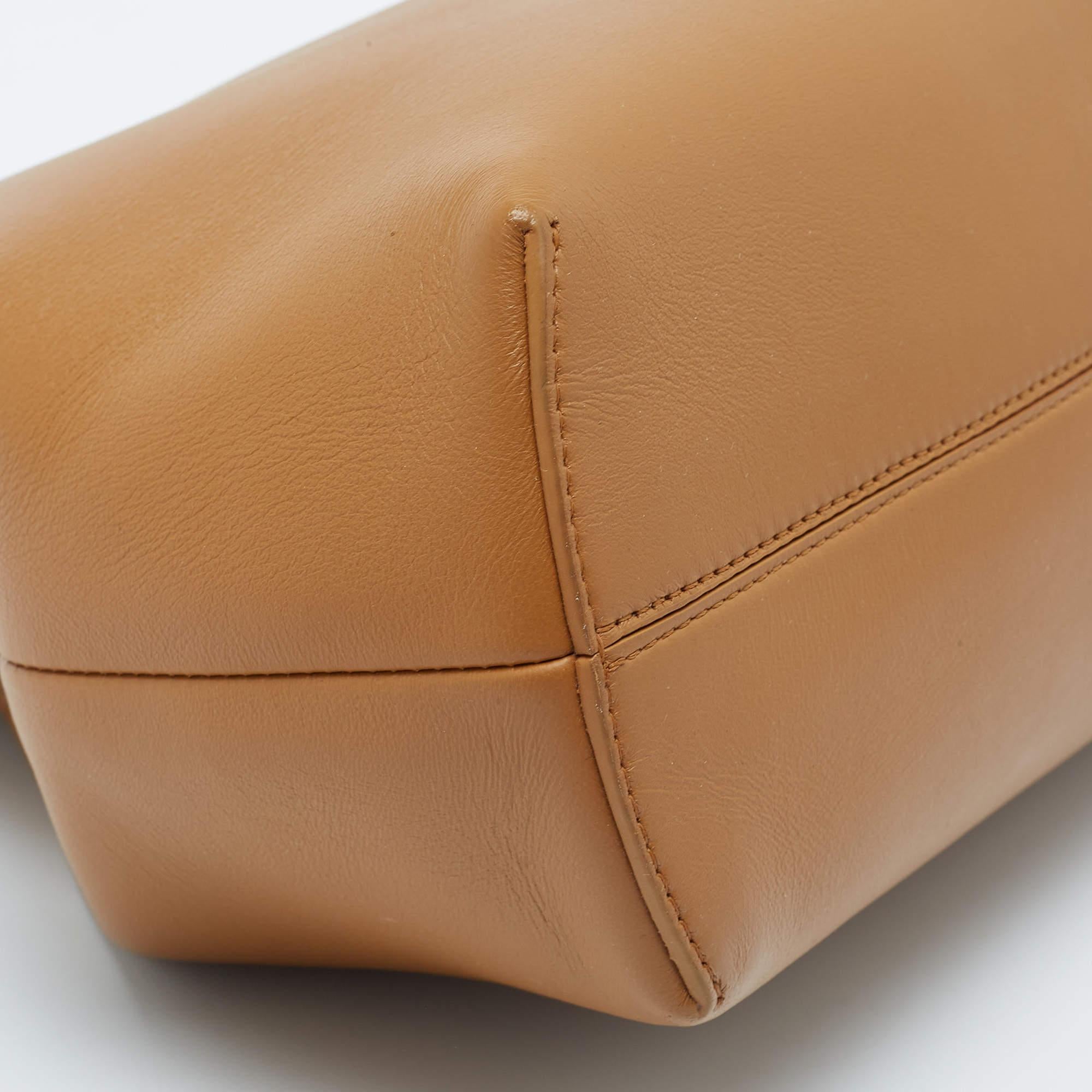 Fendi Brown Leather Medium Fendi First Shoulder Bag 6