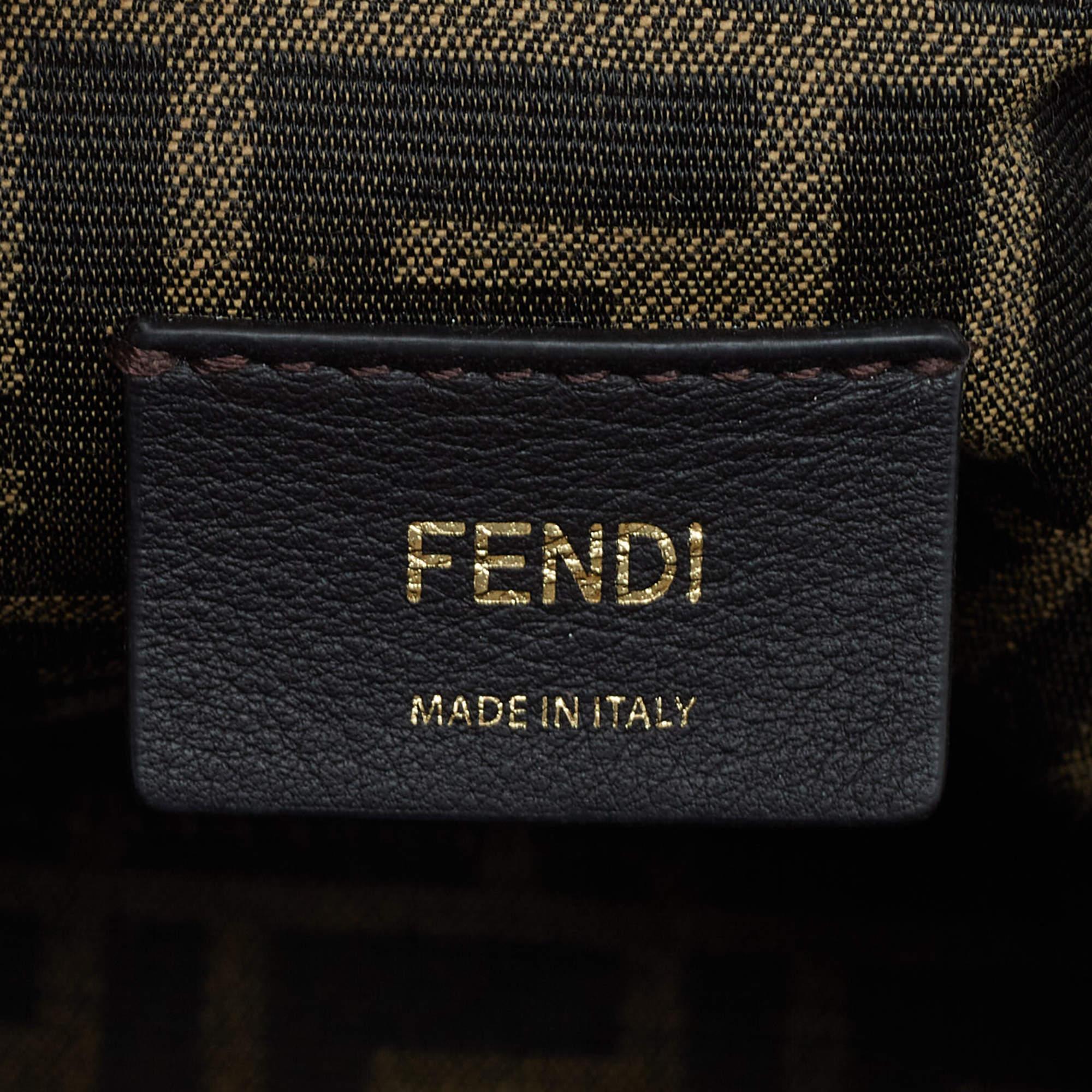 Fendi Brown Leather Medium Fendi First Shoulder Bag 2