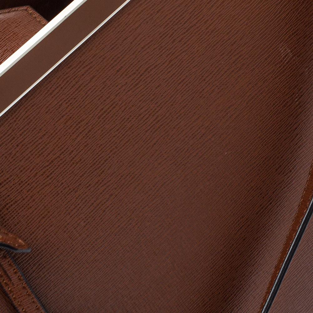 Fendi Brown Leather Mini 2Jours Tote 2