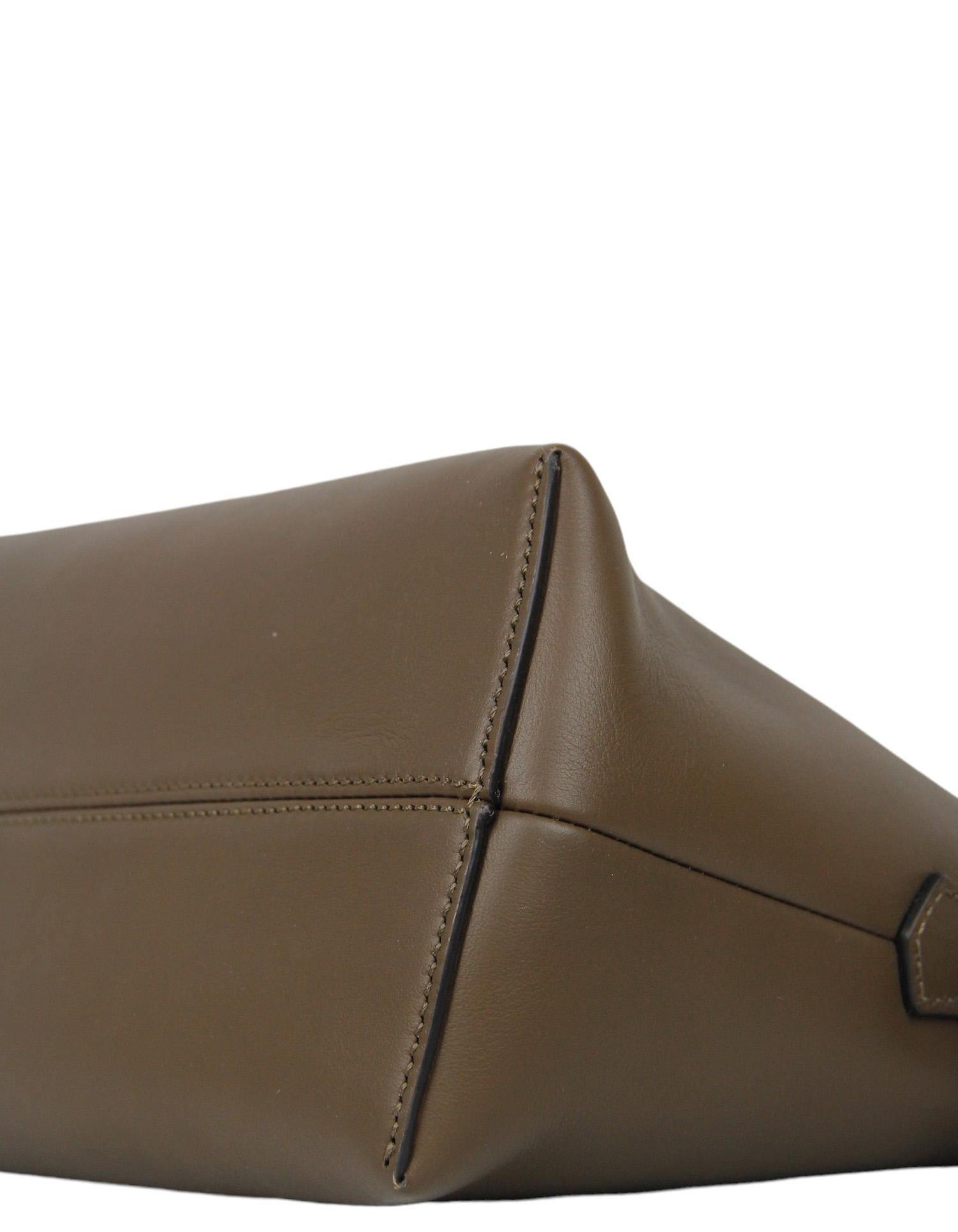 Fendi Brown Leather Monogram By The Way Medium Boston Bag rt $2390 1