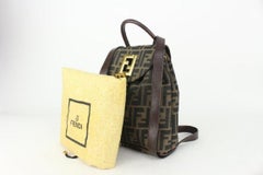 Fendi Brown Monogram FF Zucca Backpack 824ff34