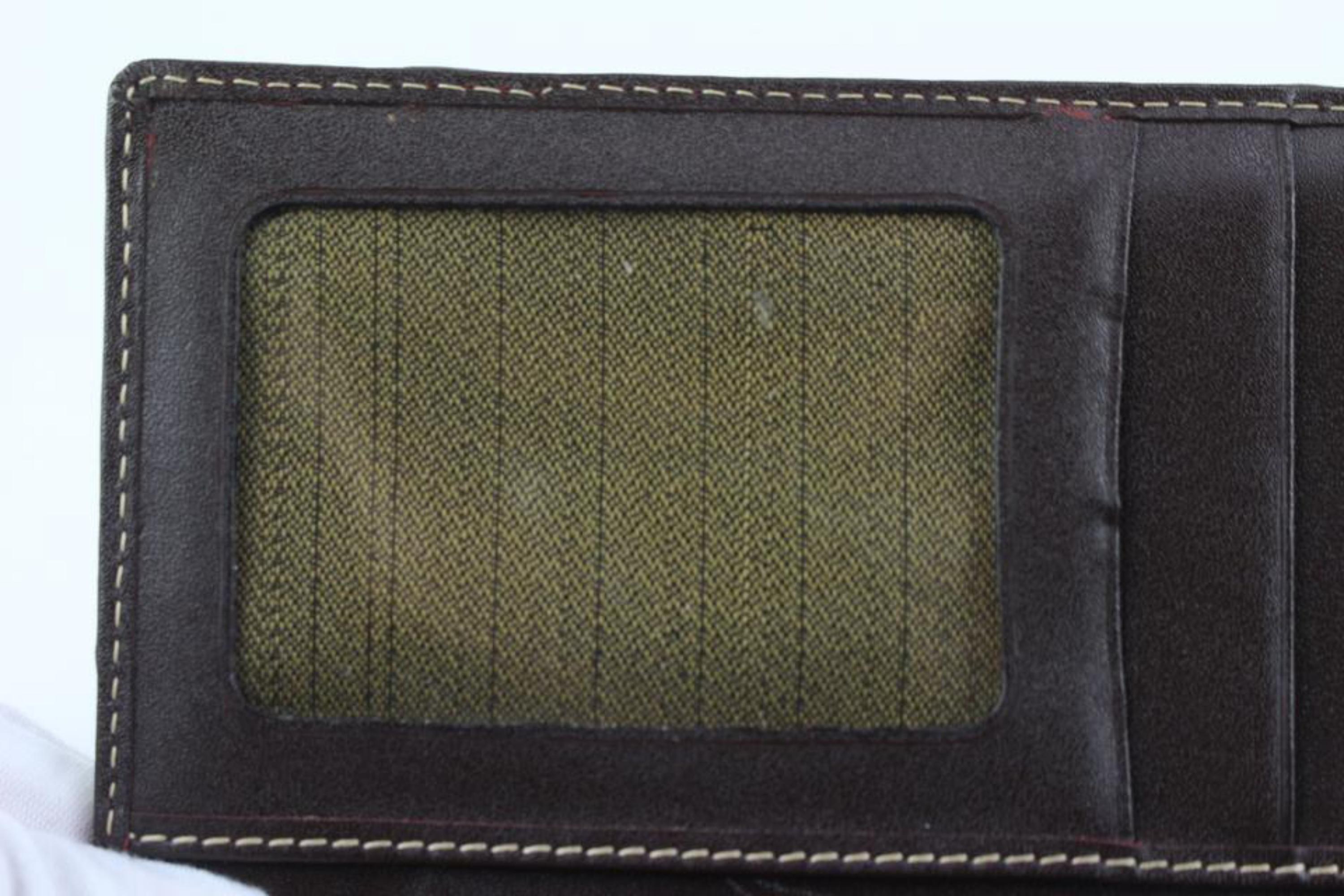 Fendi Brown Monogram FF Zucca Long Flap Wallet 1220f44 4