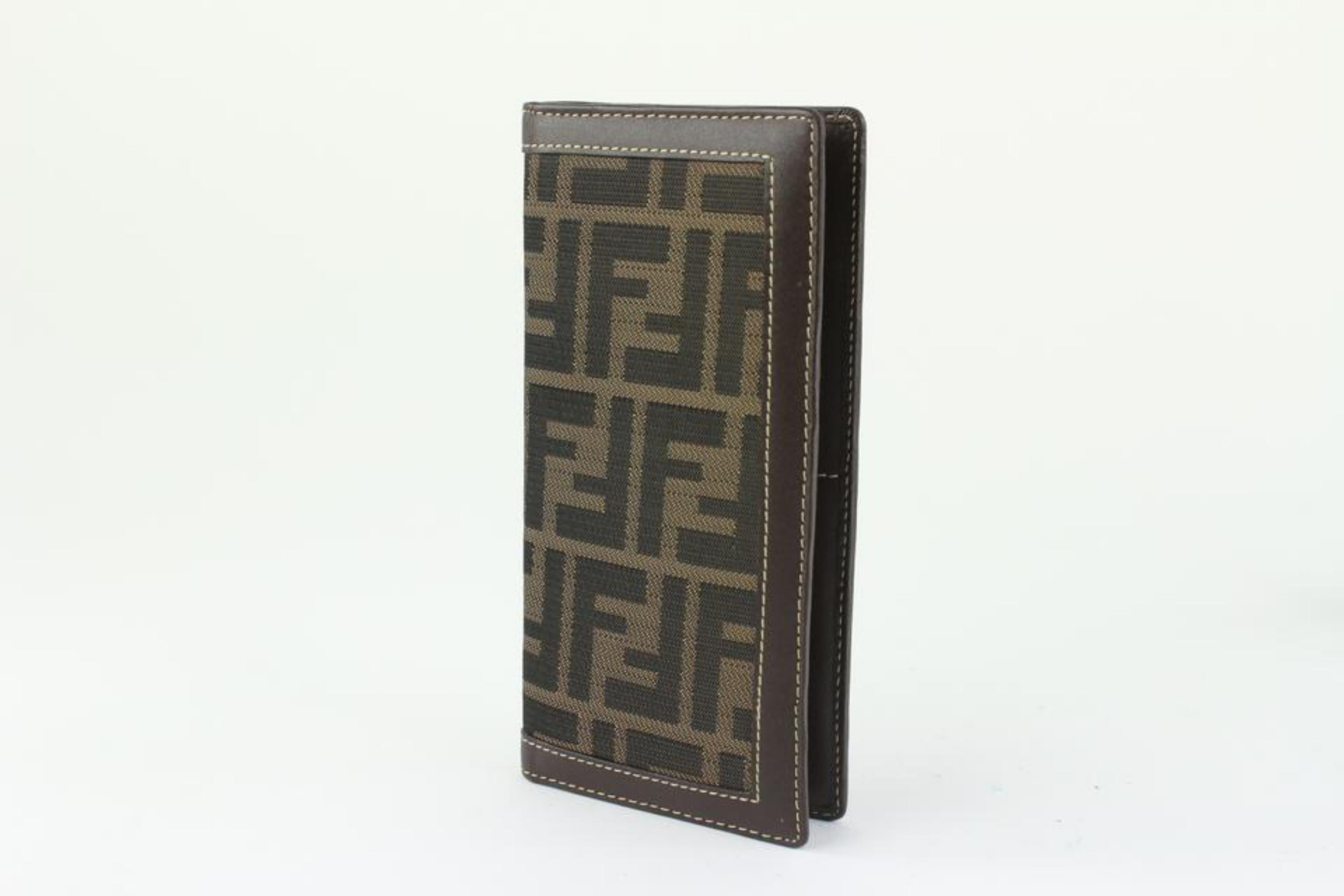Fendi Brown Monogram FF Zucca Long Flap Wallet 1220f44
Made In: Italy
Measurements: Length:  3.5