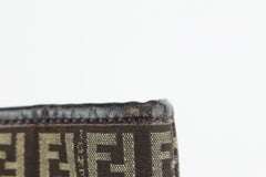 Fendi Brown Monogram FF Zucca Roll Tote Bag 929ff1