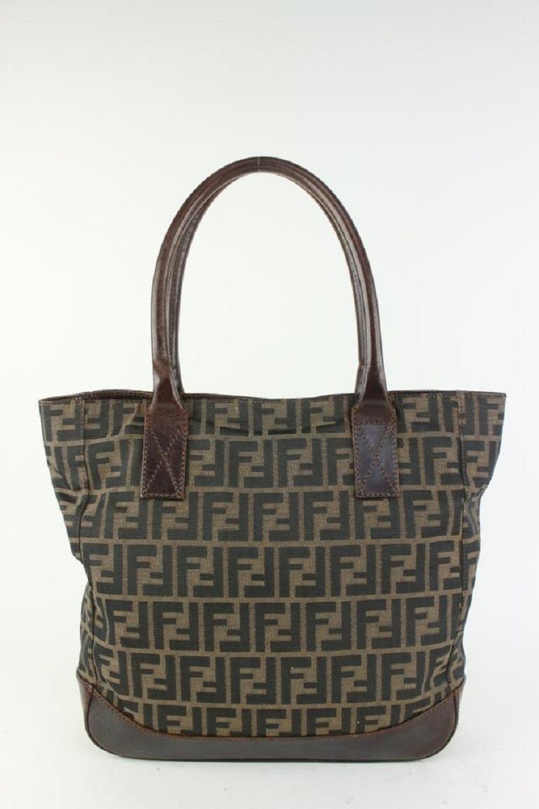 Fendi Brown Monogram FF Zucca Shopper Tote Bag 930ff23 2