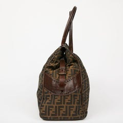 Fendi Brown Monogram Tote Bag