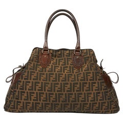Fendi Brown Monogram Tote Bag
