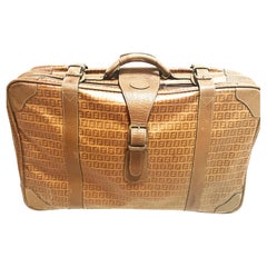 Fendi Brown Monogramm FF Zucca Canvas/Leather suitcase, Italy 1980/1990s