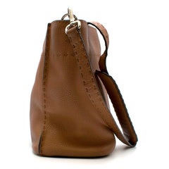 Fendi Brown Selleria Anna Bucket Bag