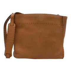 Used Fendi Brown Selleria Anna Bucket Bag