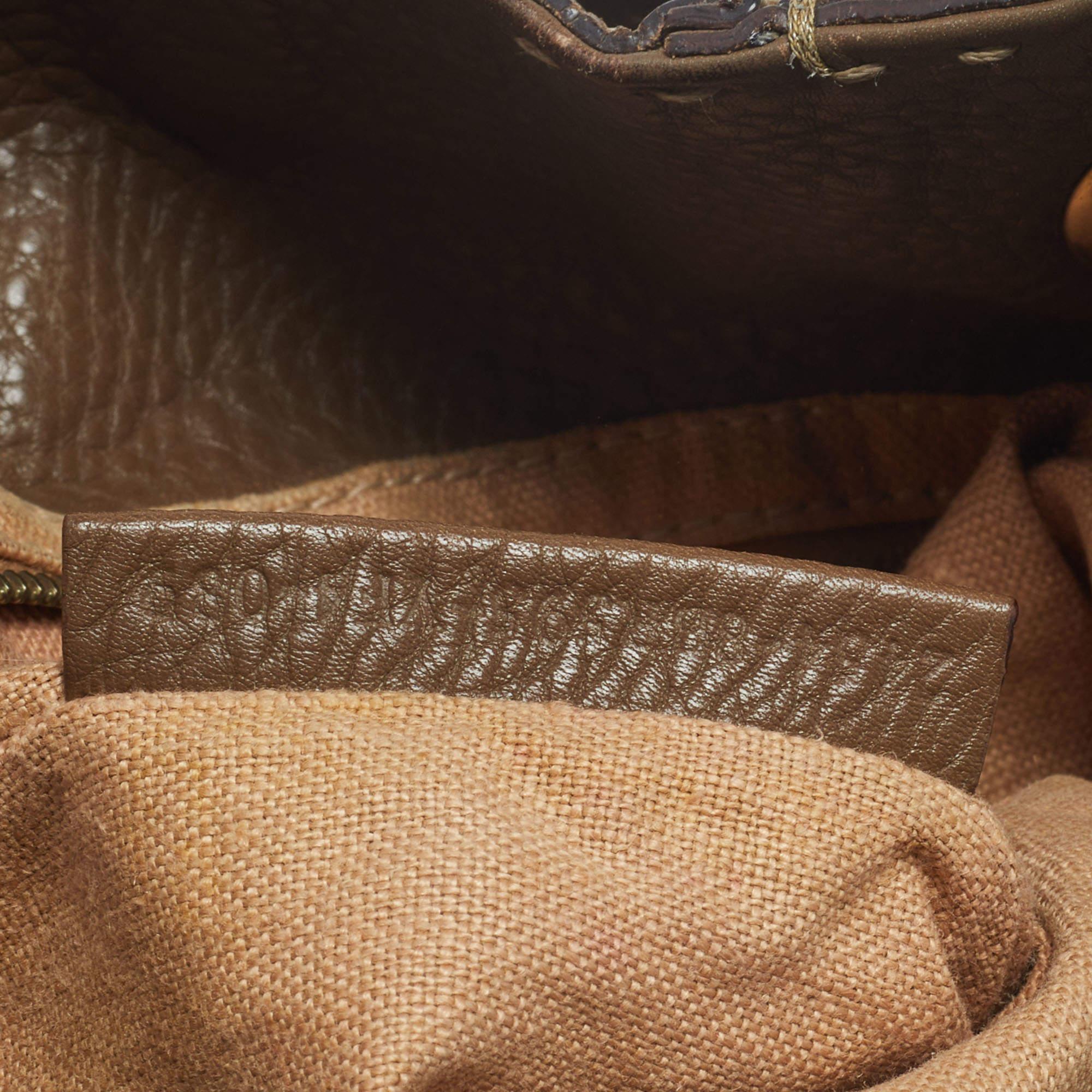 Fendi Brown Selleria Leather Hobo 14