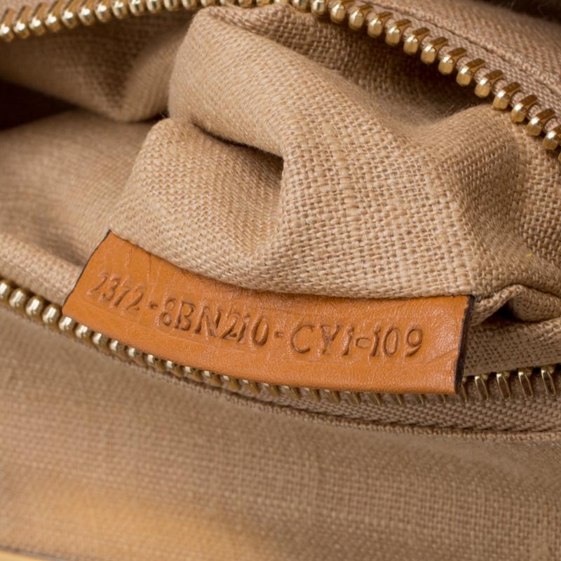 Fendi Brown Selleria Leather Large Peekaboo Top Handle Bag 3