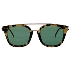 FENDI Brown Tortoiseshell Aviator Sunglasses