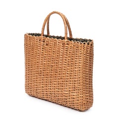 Fendi Brown Vintage Raffia Tote