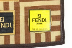 Fendi Brown x Black x Gold Scarf 118f39