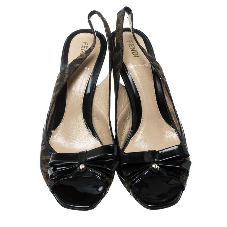 fendi canvas sandals