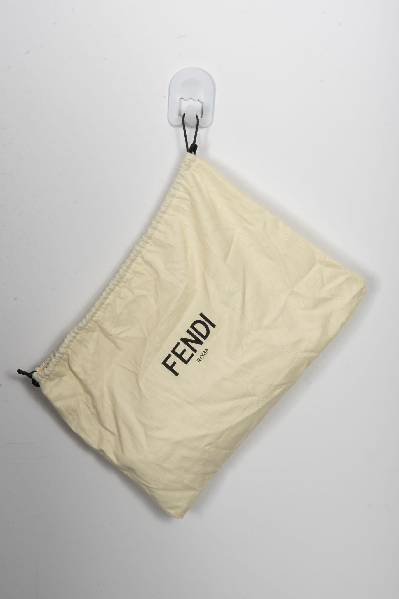 Fendi Brown Zucca Canvas Baguette Shoulder Bag In Excellent Condition In Montreal, Quebec