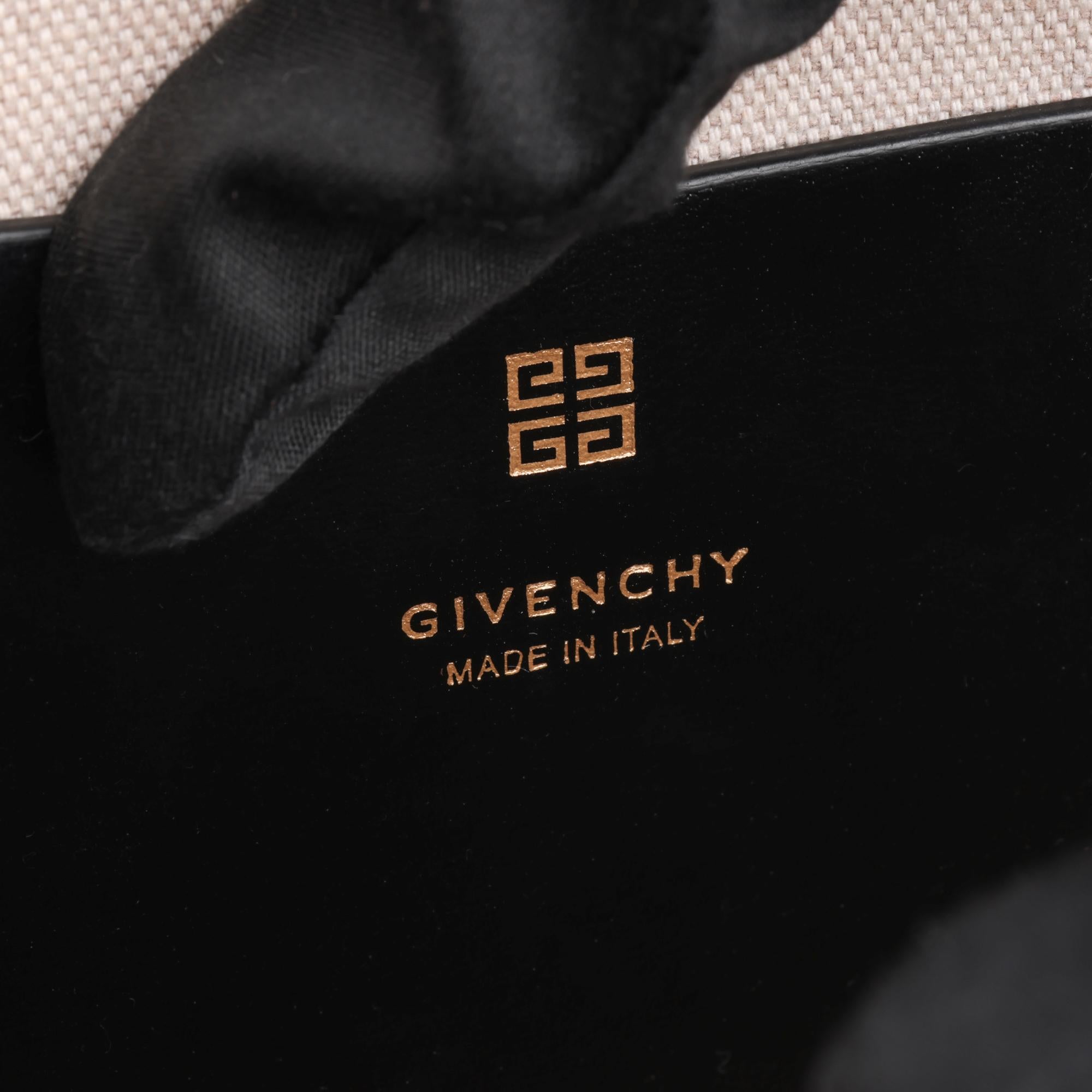 GIVENCHY Antigona XS Tasche aus schwarzem Segeltuch im Angebot 3