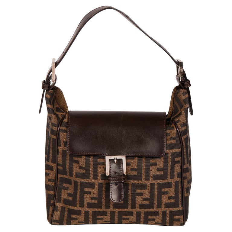 Vintage FENDI Zucca Shoulder Bag - A Retro Tale - A Retro Tale