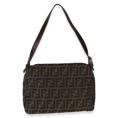 Fendi Brown Zucca Canvas Mama Baguette