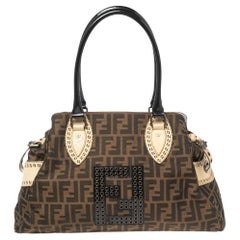 Fendi Brown Zucca Canvas Medium De Jour Bag